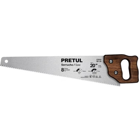 Serrucho 18 " Espesor 0.6mm DPP 7 en acero alto carbono templado, SP-18 22931 Pretul
