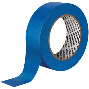Cintas Masking Tape Azul 1-1/2" x50m para pintor Truper 12623