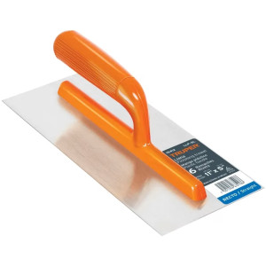 Plancha de Empastar Lisas 11 x 5 Pulgadas, Uso Profesional, 6 Remaches Mango de Plastico, LLP-6L 15412 Truper
