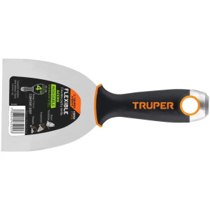Espatula Flexible 4" Mango Comfort Grip, Acero Inoxidable, ET-4FX 15852 Truper