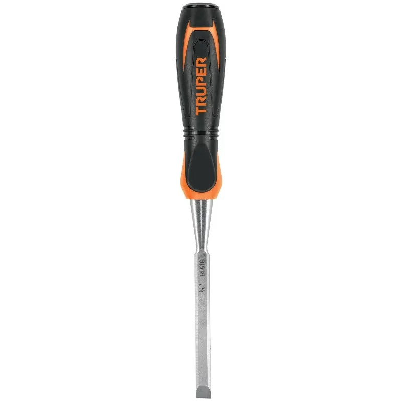 Formones 3/8", en acero al cromo vanadio, Mango Ergonomico Confort Grip, FT-3/8 14618 Truper
