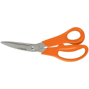 Tijera Multiuso 8", Cuchilla dentada, acero inoxidable, para trabajos en hogar y jardineria, TIMU-8E 18564 Truper