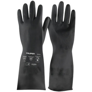 Guantes de Neopreno Talla M para Quimicos Solventes Truper 14270