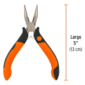 Alicate Mini Pinza Punta Corte 5" Comfort Grip, Truper 17366