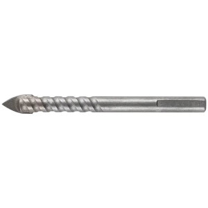 Broca para Vidrios y Azulejos 3/8" x4" Carburo de Tungsteno, Truper 101829