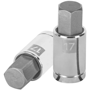 Dados de Punta Hexagonal 17mm E1/2, Truper 13286