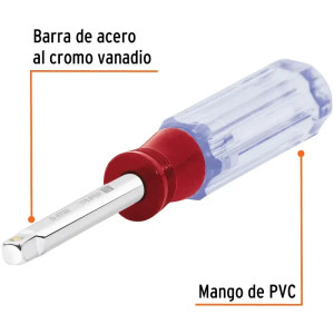 Desarmador 7" para dados de Cuadro 1/4 Truper 13221