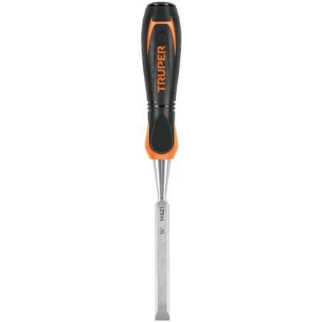 Formones 1/2", en acero al cromo vanadio, Mango Ergonomico Confort Grip, FT-1/2 14621 Truper