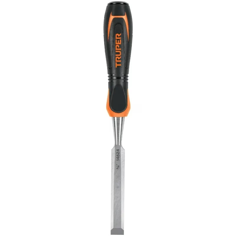 Formones 5/8", en acero al cromo vanadio, Mango Ergonomico Confort Grip, FT-5/8 14624 Truper