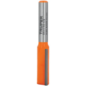 Fresas Recta de dos Filos 3/8" x25mm Truper 11455