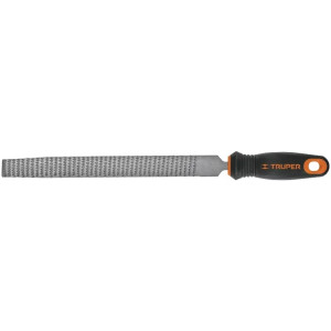 Limas Media Caña Escofinas Bastardas 6" Ancho 5/8" Espesor 3/16", Mango Comfort Grip, LES-6T 15319 Truper