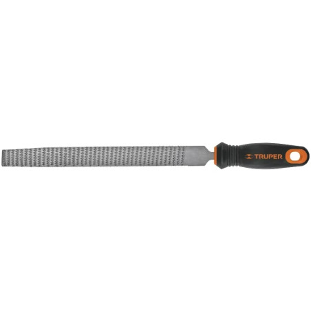 Limas Media Caña Escofinas Bastardas 6" Ancho 5/8" Espesor 3/16", Mango Comfort Grip, LES-6T 15319 Truper