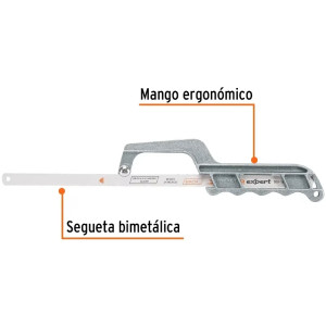 Mini Arco Sierra de Aluminio 12", Truper 10236