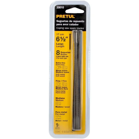 Repuest para Arco Calador ACA-6X Contenido 8 Sierras, REP-ACA-6 20010 Pretul