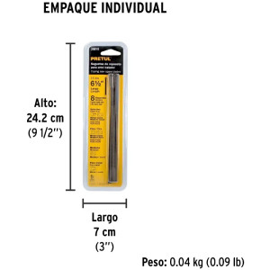 Repuest para Arco Calador ACA-6X Contenido 8 Sierras, REP-ACA-6 20010 Pretul