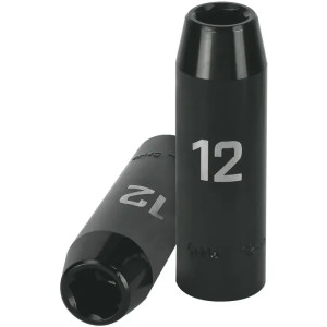 Dados 12mm E1/2 Impacto Tubulares Hexagonales CrMolibdeno, Truper 12424