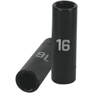 Dados 16mm E1/2 Impacto Tubulares Hexagonales CrMolibdeno, Truper 12428