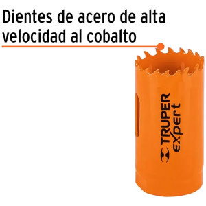 Sierra de copa Bimetalicas 1 3/16" o 30.1mm, dientes de acero alta velocidad, Para metal y Madera, COBI-1-3/16 18091 Truper