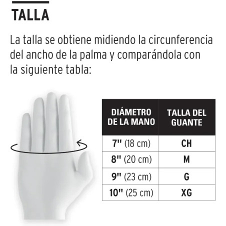 Guantes de Carnaza Talla CH puño corto ajustado, para Construccion y manejo de abrasivos, GU-CACE-C 15248 Truper