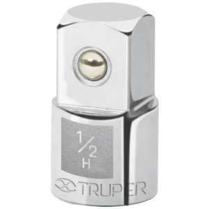 Adaptador Encastre 1/2" Hembra x 3/4" Macho CrVanadio Truper 13426