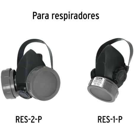 Cartucho de Repuesto Vapores Inorganicos RES-1-P RES-2-P, CF-VI-P 23395 Pretul