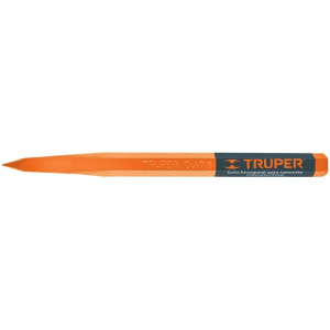Cincel Punta 14" D7/8", Hexagonales para Concreto acero alto carbono, CU-7/8 13053 Truper