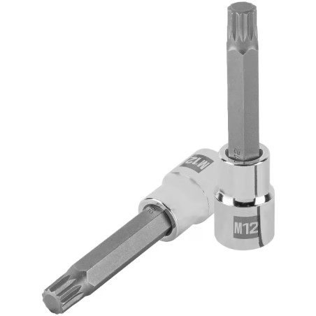 Dados Punta Bristol M12 E1/2 Plarga CrVanadio Truper 101302