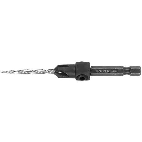 Brocas Avellanadoras 3.5mm x 40mm para Madera Truper 102375