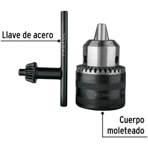 Mandril Chucks con Llave 1/2" Universal, BRO-1/2N-P 27038 Pretul