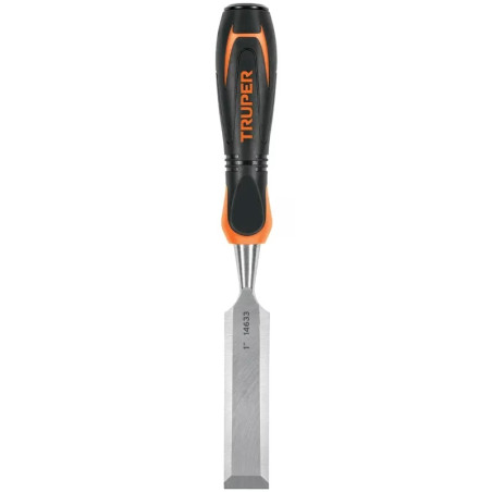 Formones 1", en acero al cromo vanadio, Mango Ergonomico Confort Grip, FT-1 14633 Truper