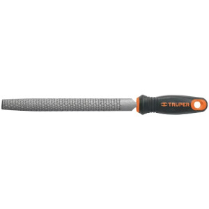 Limas Media Caña Escofinas Bastardas 8" Ancho 13/16" Espesor 1/4", Mango Comfort Grip, LES-8T 15321 Truper