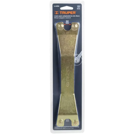 Llave universal para Amoladoras Estándar y Milimetrico 32 y 35mm, Truper 10545 