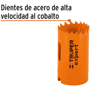Sierra de copa Bimetalicas 1 1/4" o 31.7mm, dientes de acero alta velocidad, Para metal y Madera, COBI-1-1/4 18092 Truper