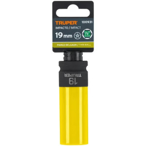 Dados 19mm E1/2 Impacto Tubulares Hexagonales Con Polipropileno Truper 100931