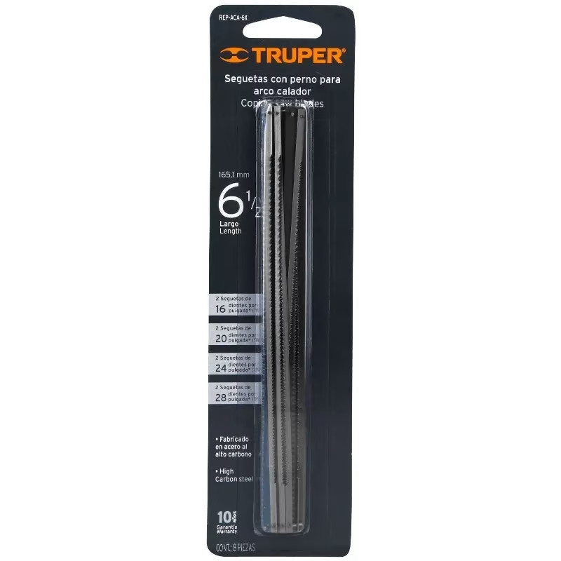 Repuest para Arco Calador ACA-6X Contenido 8 Sierras, REP-ACA-6X 10229 Truper