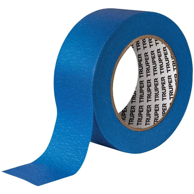 Cintas Masking Tape Azul 2" x50m para pintor Truper 12624