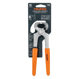 Tenaza para Carpintero 6" Mango de PVC, Truper 17385