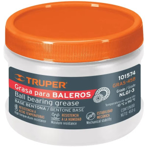 Grasa Automotriz de Betona 450g  Baleros Rodamientos Altas Temperaturas y Velocidades, Truper GRAS-45B 101574