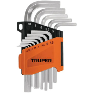 Juegos de 13 Llaves Allen MM PuntaHexagonal Truper 15542