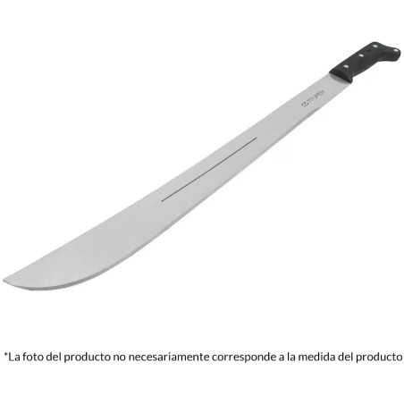 Machete Sable Longitud 22", Cacha negra mango con remaches, 127-H22 11944 Truper