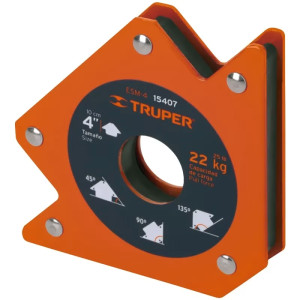 Escuadras Magneticas 4" para Soldar Alinear Marcar, Truper 15407