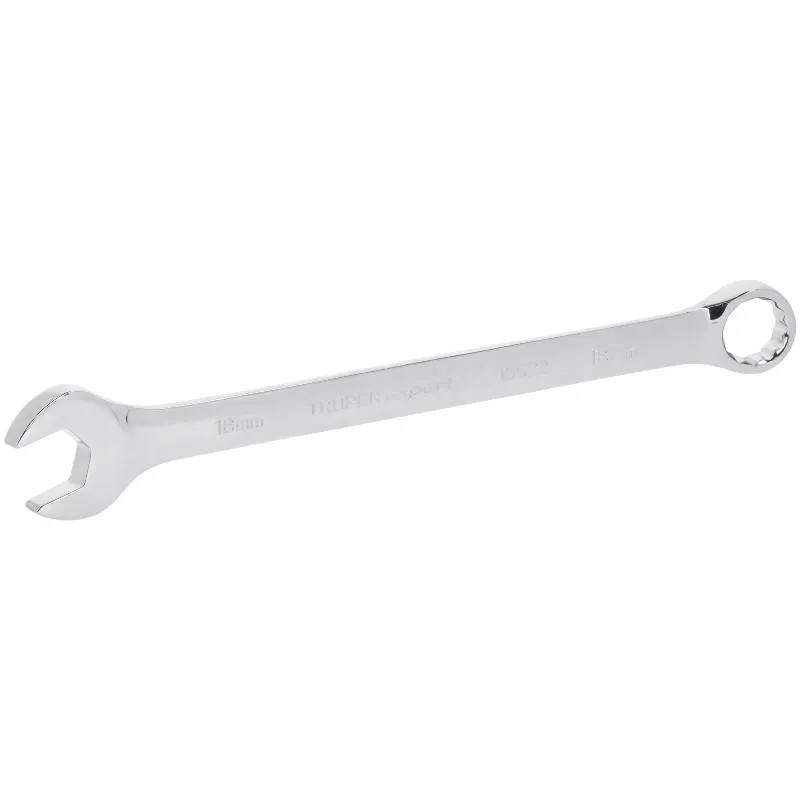 Llave Boca Mixta 18mm Combinada CrVanadio ELarga Truper 15622