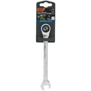 Llave Boca Mixta Ratchet 12mm ACrVanadio Truper 15744