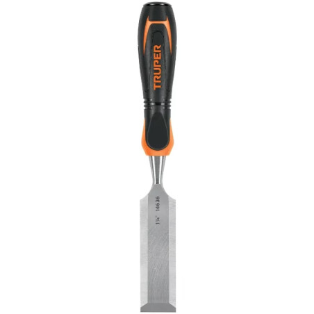 Formones 1 1/4", en acero al cromo vanadio, Mango Ergonomico Confort Grip, FT-1-1/4 14636 Truper