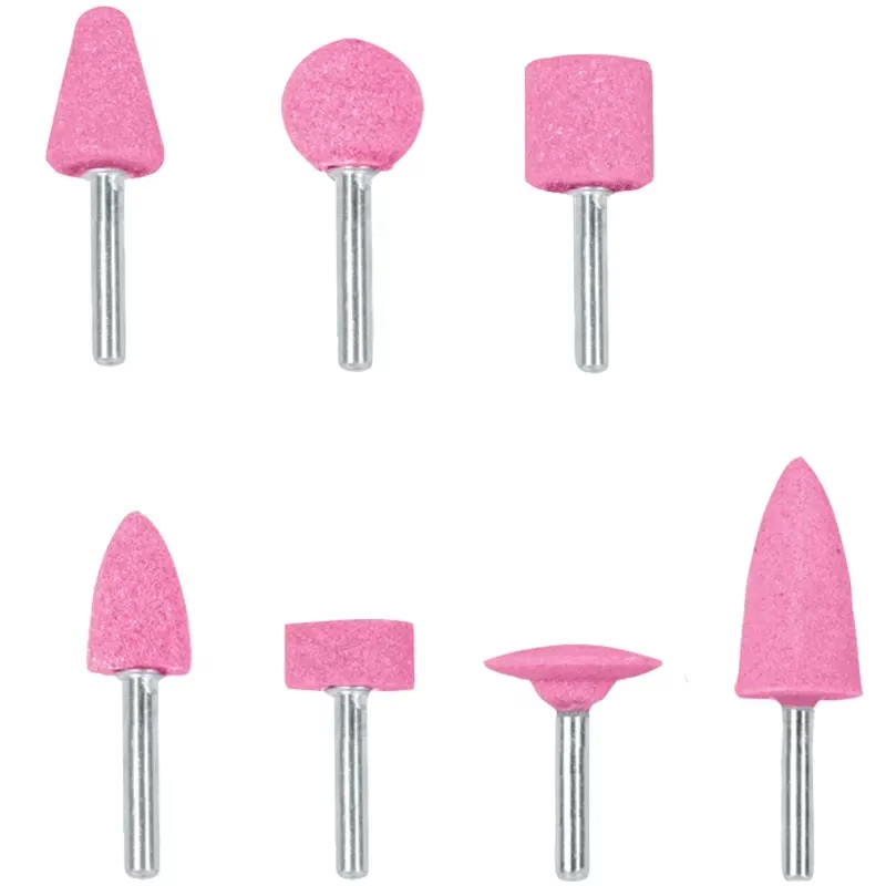 Juego de Piedras 7 Puntas montadas Uso General, Zanco 1/4" Grano 60, Oxido de Aluminio, JPM-7 12446 Truper
