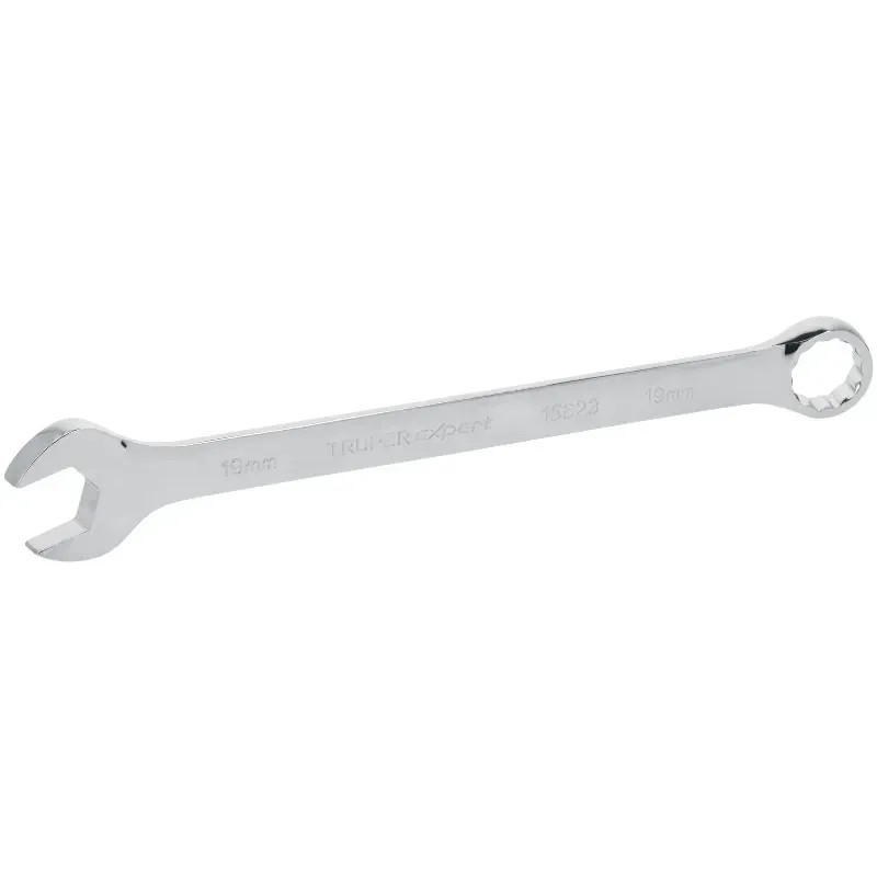 Llave Boca Mixta 19mm Combinada CrVanadio ELarga Truper 15623