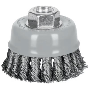 Cardas Copa 3" Trenzado Grueso MultiRosca, Truper 100854