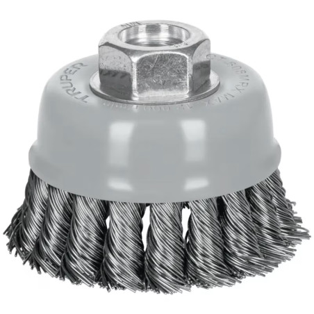 Cardas Copa 3" Trenzado Grueso MultiRosca, Truper 100854
