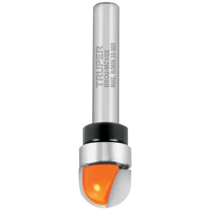 Fresas Media Caña 1/2" x10mm cRodaje Truper 11464