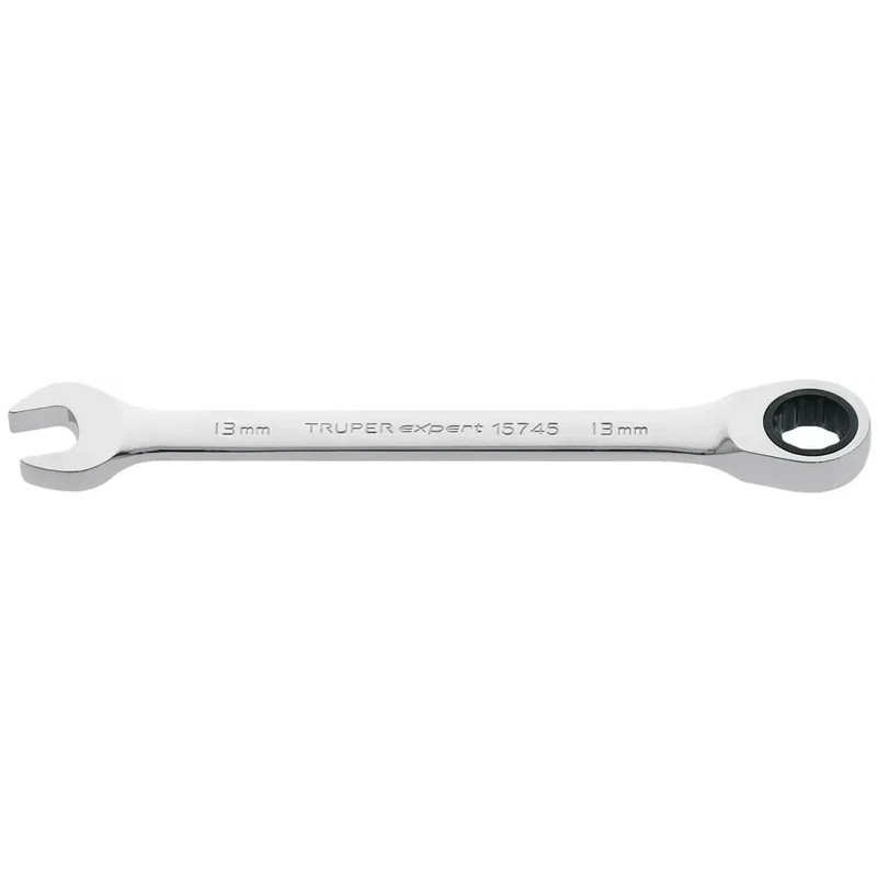 Llave Boca Mixta Ratchet 13mm ACrVanadio Truper 15745